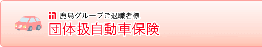 鹿島グループご退職者様 団体扱自動車保険