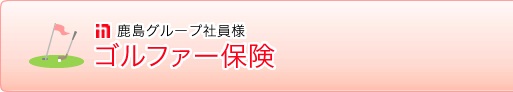 鹿島グループ社員様 団体ゴルファー保険